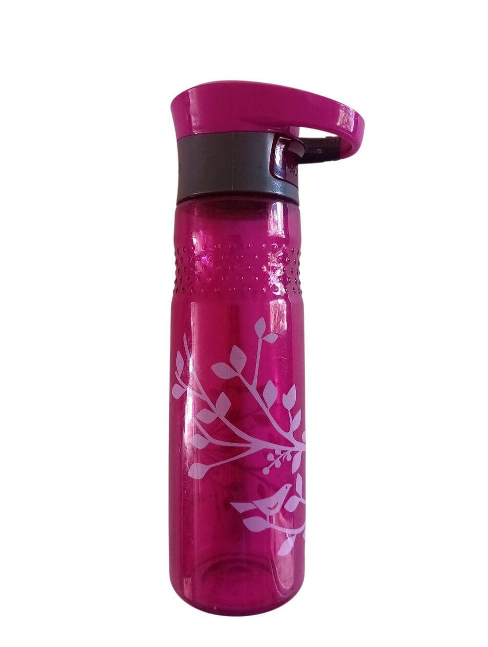 Contigo Madison Water Bottle Autoseal Lid Pink/White Floral